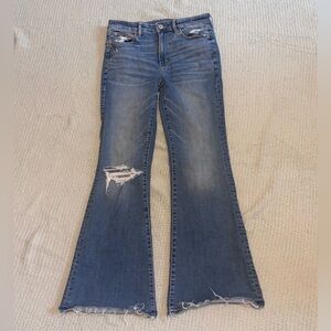 American Eagle Outfitters Blue Flare Jeans